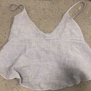 Brandy Melville pin striped tank top